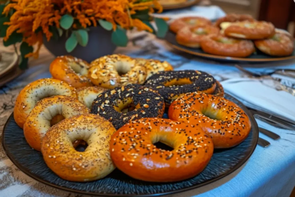 Creative variations of sourdough bagel recipe